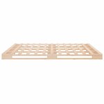 vidaXL Lit de palette 120x200 cm bois de pin massif