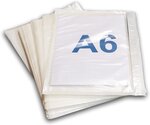 Lot de 50 pochettes porte-document a6 neutre