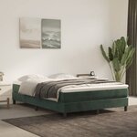 vidaXL Matelas de lit à ressorts ensachés 120x210x20 cm velours