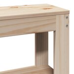 vidaXL Cadre de lit sans matelas 120x190 cm bois de pin massif