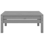 Salon de jardin meuble d'extérieur ensemble de mobilier 5 pièces gris bois de pin massif 02_0016588
