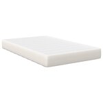 Matelas à ressorts ensachés vidaXL Crème Moyen 120x200x20 cm Tissu