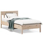vidaXL Cadre de lit sans matelas 90x190 cm bois de pin massif