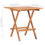Ensemble de bistro jardin meuble extérieur terrasse 3 pièces avec coussins vert bois de teck massif 02_0013518