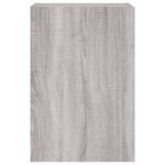 vidaXL Meubles TV muraux 2Pièces sonoma gris 40 5x30x60cm bois ingénierie