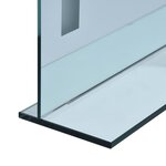 vidaXL Miroir mural à LED pour salle de bains avec étagère 60x100 cm