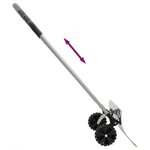 vidaXL Pelle à neige et poignée extensible argenté 61 cm lame en acier