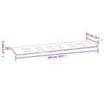 vidaXL Coussin de banc de jardin vert 180x50x3 cm tissu oxford