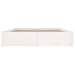 vidaXL Cadre de lit sans matelas avec tiroirs blanc 120x200 cm