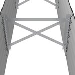 vidaXL Lit surélevé de jardin Acier enduit de poudre Anthracite