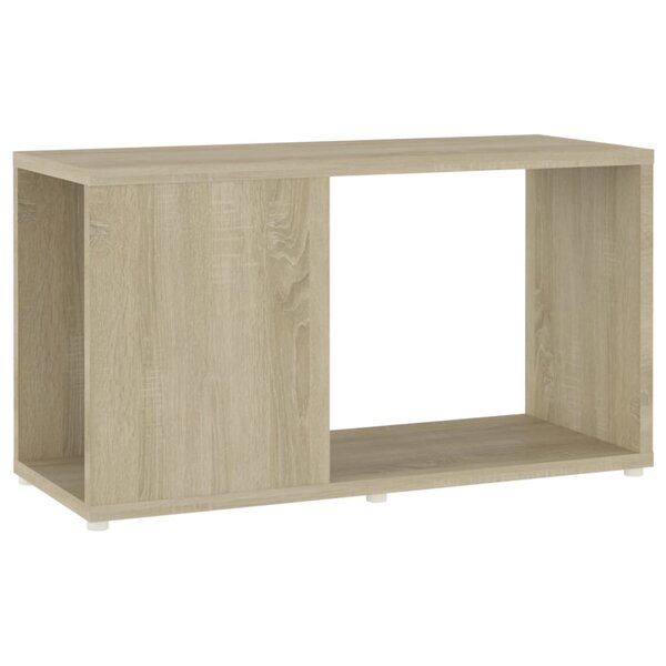 vidaXL Meuble TV Chêne sonoma 60x24x32 cm Aggloméré