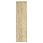 vidaXL Supports pour plantes 2 Pièces chêne sonoma bois d'ingénierie