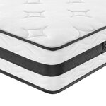 vidaXL Matelas à ressorts bonnell moyen 90x200 cm