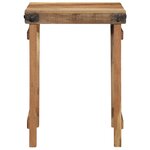 Table à manger vidaXL 55x60x76 cm en bois massif recyclé