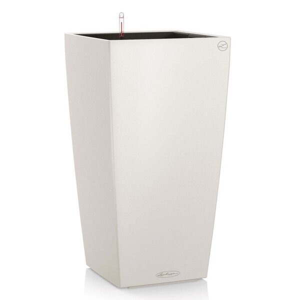 LECHUZA Jardinière Cubico Color 30 ALL-IN-ONE blanc 13130