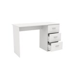 PARISOT Chambre enfant complète 2 pièces - Lit + bureau - Style essentiel - blanc