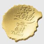 DRAGON DE LA PROSPERITE Pièce de monnaie en argent plaqué or de 1 once 5000 Francs Tchad 2025