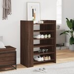 vidaXL Armoire à chaussures chêne marron 74 5x37 5x100 cm
