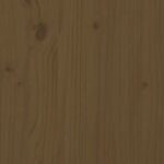 vidaXL Banc de travail Marron miel 110 5x50x80 cm Bois de pin massif