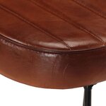 vidaXL Tabourets de bar lot de 2 marron foncé 40x29 5x53 cm