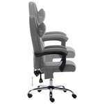 Chaise fauteuil siège de bureau informatique étude de massage anthracite similicuir anthracite 02_0024004