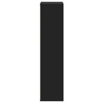 vidaXL Bibliothèque noir 50x25x105 cm bois d'ingénierie