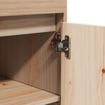 vidaXL Buffet haut 60x40x116 5 cm Bois massif de pin