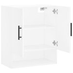 vidaXL Armoire murale blanc 60x31x70 cm bois d'ingénierie
