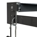 vidaXL Auvent rétractable automatique anthracite 3 5x2 5 m