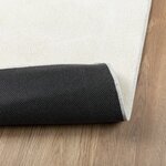 vidaXL Tapis OVIEDO à poils courts crème 140x200 cm