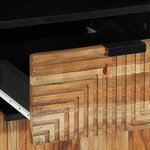 vidaXL Ensemble de meubles salle de bain   4 pièces en bois d'acacia brun massif