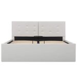 vidaXL Cadre de lit à rangement hydraulique sans matelas 120x200 cm