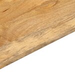 vidaXL Dessus de table 100x30x3 8cm rectangulaire bois massif manguier