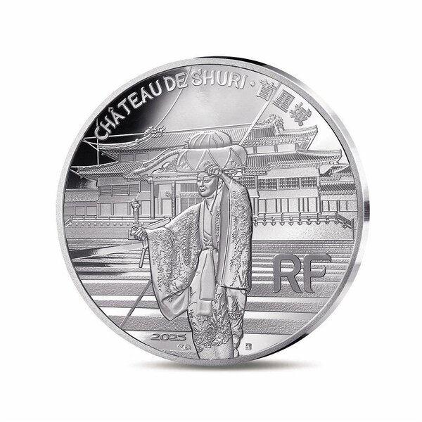 UNESCO - CHÂTEAU DE SHURI  SITES GUSUKU ET BIENS ASSOCIÉS DU ROYAUME DES RYUKYU - Monnaie de 10€ Argent