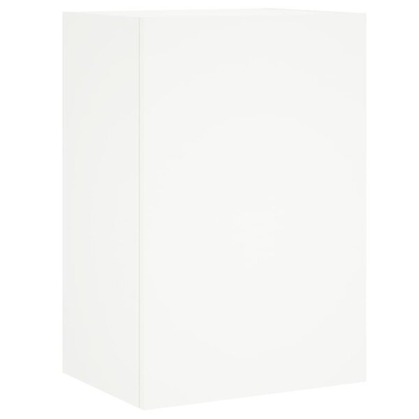 vidaXL Meuble TV mural blanc 40 5x30x60 cm bois d'ingénierie
