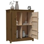 vidaXL Buffet Marron miel 83x41 5x100 cm Bois massif de pin