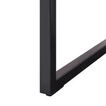 vidaXL Canapé d'angle Gris foncé Tissu