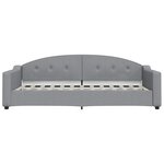 vidaXL Lit de jour avec gigogne et tiroirs sans matelas 90x200 cm
