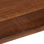 vidaXL Dessus de table 140x60x3 8cm rectangulaire bois massif récupéré