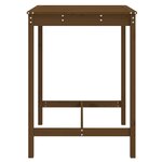 vidaXL Table de jardin marron miel 82 5x82 5x110 cm bois massif de pin