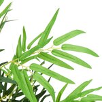 vidaXL Bambou artificiel 730 feuilles 120 cm vert