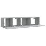 vidaXL Ensemble de meubles TV 2 Pièces Sonoma gris Bois d'ingénierie