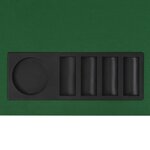 vidaXL Dessus de table de poker 8 joueurs 4 plis rectangulaire Vert