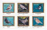 Carnet de 12 timbres - Mélodie d'oiseaux - Lettre verte