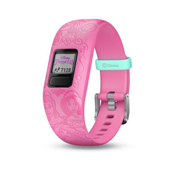 GARMIN Bracelet d'activité Princesse Vivofit Jr 2 - Enfant fille - Rose