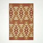 Tapis extérieur terrasse réversible - Tapis de jardin imperméable et résistant UV - Anya - Orange - 180x270 cm - HOMESCAPES