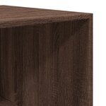 vidaXL Garde-robe chêne marron 80x50x200 cm bois d'ingénierie
