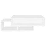 vidaXL Table basse Blanc 105x55x32 cm Bois d’ingénierie