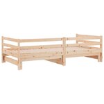 vidaXL Lit coulissant sans matelas 2x(90x200) cm
