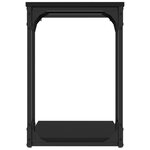 vidaXL Table d'appoint Noir 50x35x52 cm Bois d’ingénierie